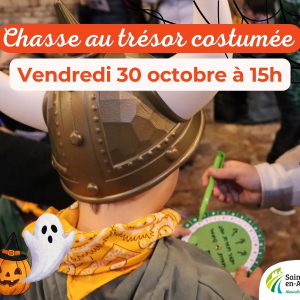 Chasse au trésor costumée pour Halloween